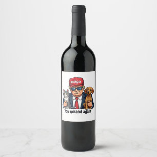 Rótulo De Garrafa De Cerveja Você Perdeu Novamente Salvar a Eleição do Pets Tru