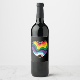 Rótulo De Garrafa De Cerveja Você Pode Ser Você Mesmo Comigo LGBT Transgênero G
