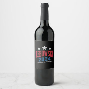 Rótulo De Garrafa De Cerveja Voto Eleitoral Político Engraçado Lebowski 2024