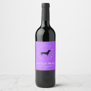 Rótulo De Garrafa De Cerveja Weenie pequeno afortunado