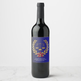 Rótulo De Garrafa De Cerveja Weinflasche Weihnachtsgeschenk von Anwalt