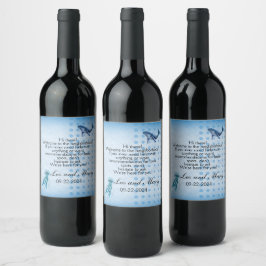Rótulo De Garrafa De Cerveja Welcome Home: Customizable Wine Labels for New Nei