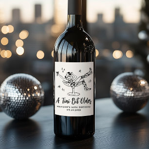 Rótulo De Garrafa De Cerveja Whimsical A Tini Bit Antiga Festa de aniversário