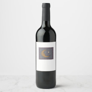 Rótulo De Garrafa De Cerveja Whimsigoth Moon Classic