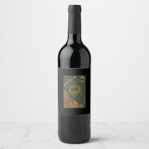 Rótulo De Garrafa De Cerveja Whimsigoth Swirl Poster