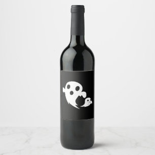Rótulo De Garrafa De Cerveja White Boo