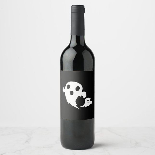 Rótulo De Garrafa De Cerveja White Boo (Frente)