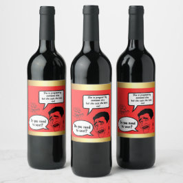 Rótulo De Garrafa De Cerveja Wine & Whine: Custom Labels for Your Drama-Filled