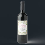Rótulo De Garrafa De Cerveja Winter Greenery Berries Wreath Christmas<br><div class="desc">O verdugo de inverno deixa bagas sob as etiquetas de vinho de Natal,  simplesmente personalize as etiquetas de vinho de Natal com o seu nome (família) ou nome da empresa. Excelente para presentes de Natal personalizados! Se precisar de ajuda,  entre em contato conosco na nossa loja.</div>