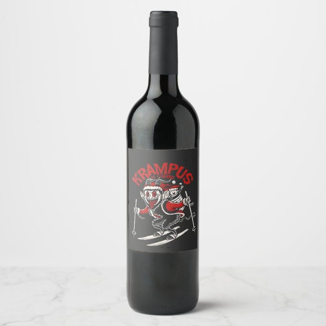 Rótulo De Garrafa De Cerveja Xmas Gruss Vom Krampus (Frente)