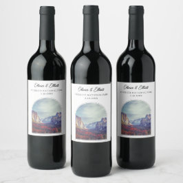 Rótulo De Garrafa De Cerveja Yosemite Weding Favorito Personalizado