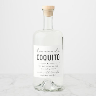 Rótulo de Garrafa de Coquito