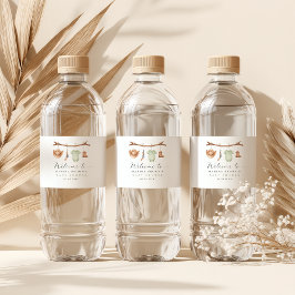 Rótulo De Garrafa De Vinho A little hunter is on the way bottle sticker