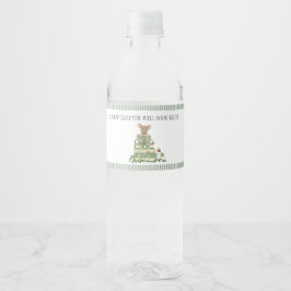 Rótulo De Garrafa De Vinho A New Chapter Baby Shower Invitation