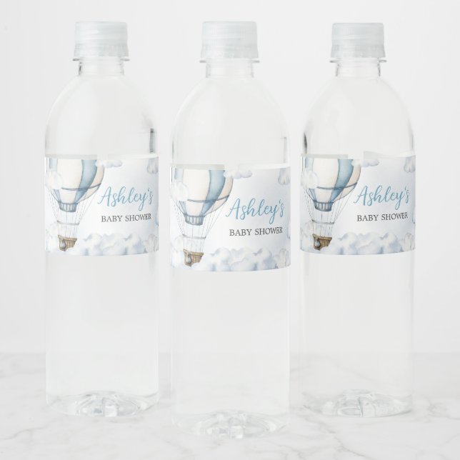 Rótulo De Garrafa De Vinho Adventure Aguarda Balão de Ar Quente (Garrafas)