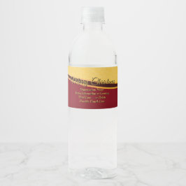 Rótulo De Garrafa De Vinho Alterar TODO O Texto Organização Festa de Natal