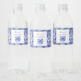Rótulo De Garrafa De Vinho Amalfi Vietri azulejos italianos