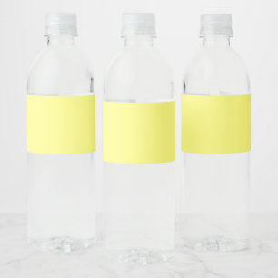 Rótulo De Garrafa De Vinho Amarelo-Manteiga