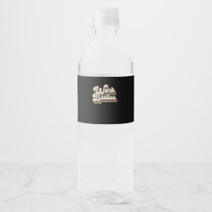 Rótulo De Garrafa De Vinho Amigos de Trabalho Besties de Trabalho Corresponde