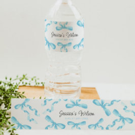Rótulo De Garrafa De Vinho Arco Azul 