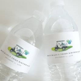 Rótulo De Garrafa De Vinho Azul Golf - Par-tee