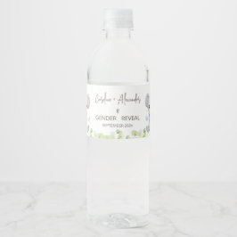 Rótulo De Garrafa De Vinho Baby Koala Gender Reveal Party Water Labels.