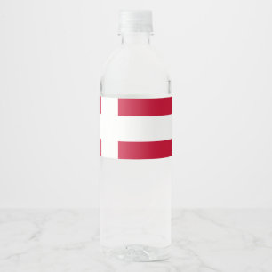 Rótulo De Garrafa De Vinho Bandeira da Dinamarca