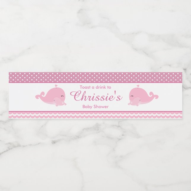 Rótulo De Garrafa De Vinho Bela mãe e bebê bebezinha (Rótulo Único)