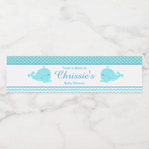 Rótulo De Garrafa De Vinho Bela mãe e bebê Blue Boy