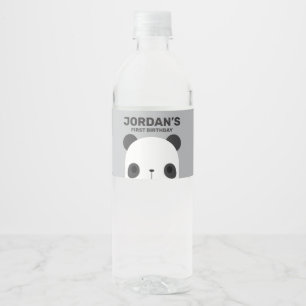 Rótulo De Garrafa De Vinho Bela Urso de Panda