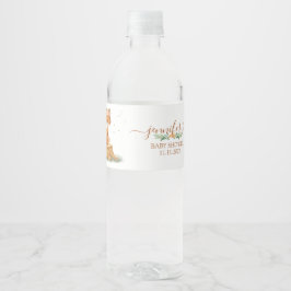 Rótulo De Garrafa De Vinho Boas-vindas Florestais Caprichosas