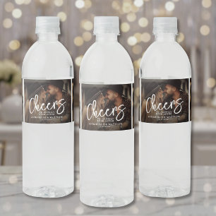 Rótulo De Garrafa De Vinho Brinde Ao Casamento De Fotos Para Sempre