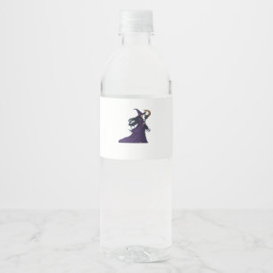 Rótulo De Garrafa De Vinho Bruxa da Lua Whimsigótica