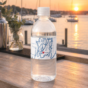 Rótulo De Garrafa De Vinho Casamento em Newport Rhode Island