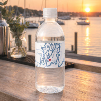 Rótulo De Garrafa De Vinho Casamento em Newport Rhode Island
