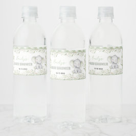 Rótulo De Garrafa De Vinho Chá de Bebê Amendoim Personalizado