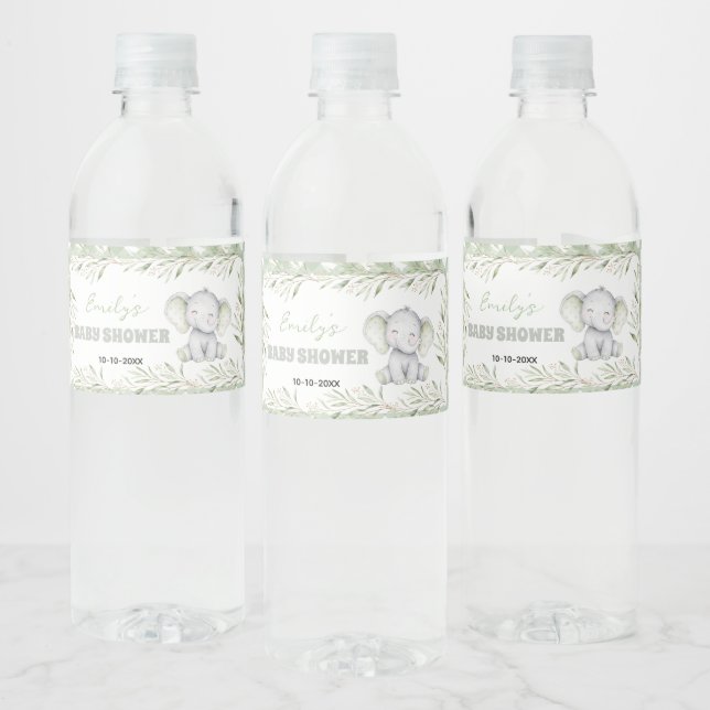 Rótulo De Garrafa De Vinho Chá de Bebê Amendoim Personalizado (Garrafas)