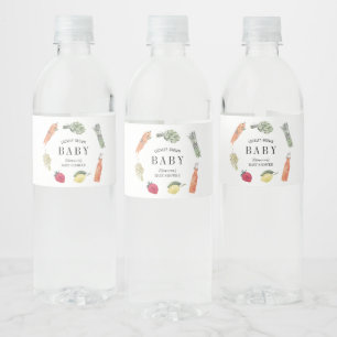 Rótulo De Garrafa De Vinho Chá de Bebê de Produtores Locais