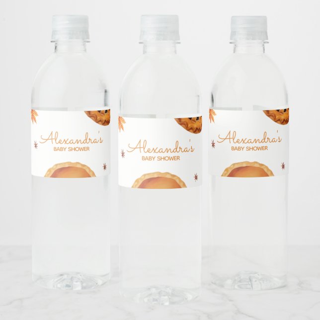 Rótulo De Garrafa De Vinho Chá de fraldas de outono de Pequena Torre (Garrafas)