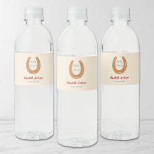 Rótulo De Garrafa De Vinho Chá de fraldas russo de ferradura ocidental