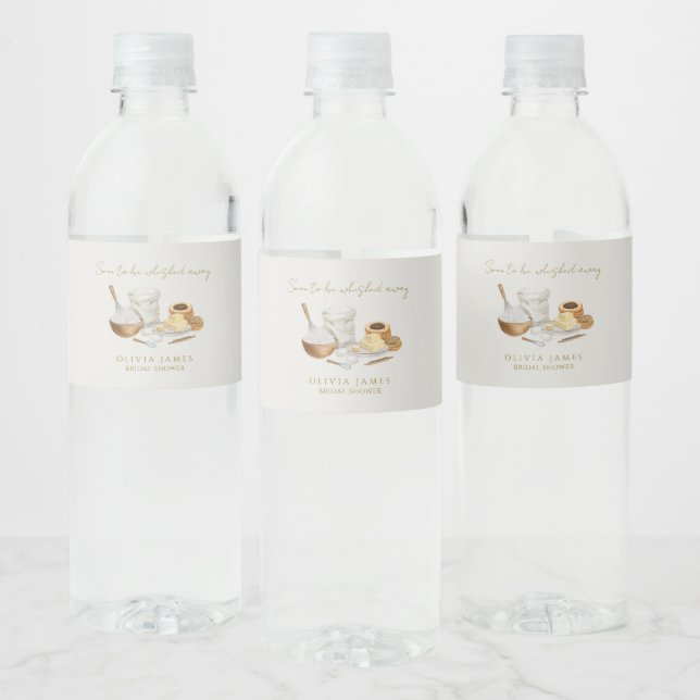 Rótulo De Garrafa De Vinho Chá de noiva para ser levada em breve (Garrafas)