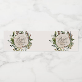 Rótulo De Garrafa De Vinho Chá de panela botânico de celeiro russo