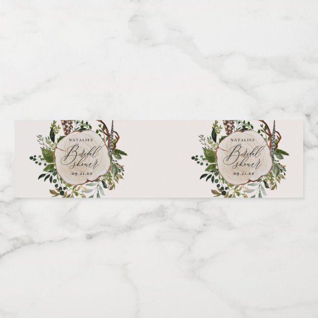 Rótulo De Garrafa De Vinho Chá de panela botânico de celeiro russo (Rótulo Único)