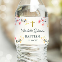 Chapas Coloridas De Papel De Batismo De Flor Selva