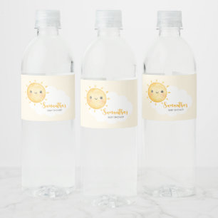 Rótulo De Garrafa De Vinho Chuva de Amor Baby Shower