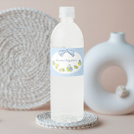 Rótulo De Garrafa De Vinho Chuva de Limão Você Chá de Bebê