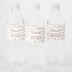 Rótulo De Garrafa De Vinho Classe de Largura Dourada de rosa de Graduação 202