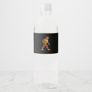 Rótulo De Garrafa De Vinho Clássico de Trumpkin Pumpkin do Halloween Bigfoot