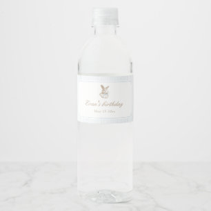 Rótulo De Garrafa De Vinho Coelho Azul Vintage Algum Coelho Está Fazendo Um A