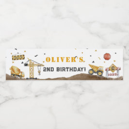 Rótulo De Garrafa De Vinho Construir uma Explosão com Partido Temático Constr